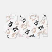 Cute French Bulldog Pattern Bedankdoosjes (Uitgevouwen)