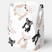 Cute French Bulldog Pattern Bedankdoosjes (Geopend)