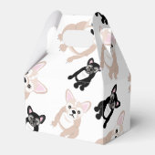 Cute French Bulldog Pattern Bedankdoosjes (Voorkant Zijde)