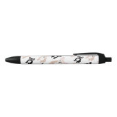 Cute French Bulldog Pattern Zwarte Inkt Pen (Bovenkant)