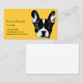 Cute French Bulldog Pet Sitting Pet Care Visitekaartje (Voorkant / Achterkant)