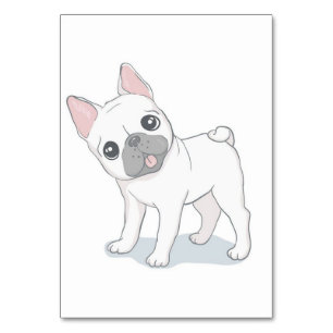 Cute French Bulldog Portrait HONDENLIEFHEBBER Kaart