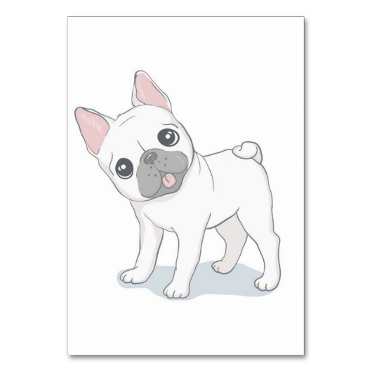 Cute French Bulldog Portrait | HONDENLIEFHEBBER Kaart (Voorkant)
