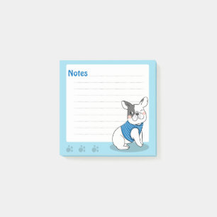 Cute French Bulldog Post-It Notes