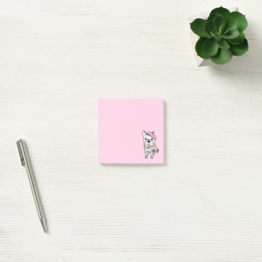 Cute French Bulldog Post-it® Notes (Kantoor)