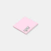 Cute French Bulldog Post-it® Notes (Schuin)