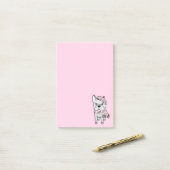 Cute French Bulldog Post-it® Notes (Op bureau)