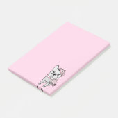 Cute French Bulldog Post-it® Notes (Schuin)