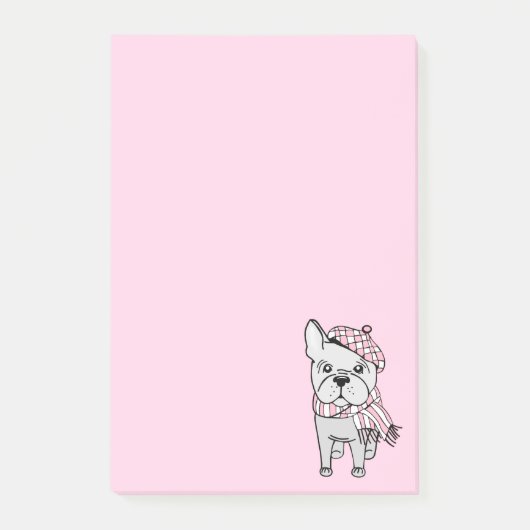 Cute French Bulldog Post-it® Notes (Voorkant)