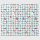 Cute French Bulldog Puppies Cadeaupapier (Vlak)