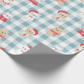 Cute French Bulldog Puppies Cadeaupapier (Hoek)