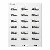 Cute French Bulldog Puppies Etiket (Full Sheet)