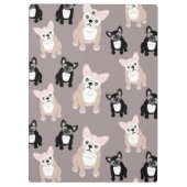 Cute French Bulldog Puppies Klembord (Achterkant)