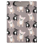 Cute French Bulldog Puppies Klembord (Voorkant)