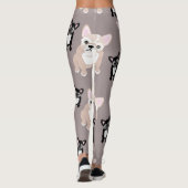 Cute French Bulldog Puppies Leggings (Achterkant)