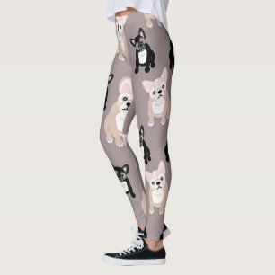 Cute French Bulldog Puppies Leggings