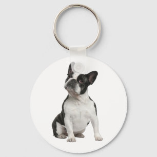 Cute French Bulldog Puppy Dog Sleutelhanger