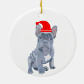 Cute French Bulldog Puppy Keramisch Ornament (Achterkant)