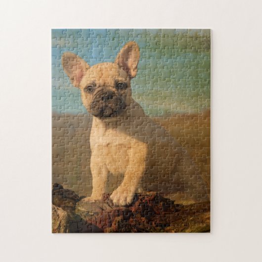 Cute French Bulldog puppy, Legpuzzel (Verticaal)