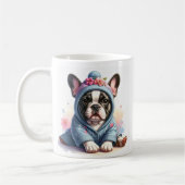 Cute French Bulldog Puppy Mug Koffiemok (Links)