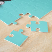 Cute French Bulldog Puppy Wearing Sunbril Legpuzzel (Zijkant)