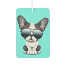 Cute French Bulldog Puppy Wearing Sunbril