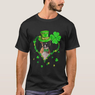 Cute French Bulldog Saint Patrick's Day Dogs Dad T-shirt