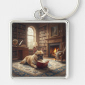 Cute French Bulldog Sleutelhanger (Voorkant)