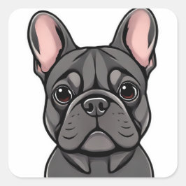 Cute French Bulldog Sticker | Adorable Frenchie Lo