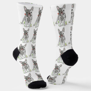 Cute French+Bulldog Sustainable Socks Sokken