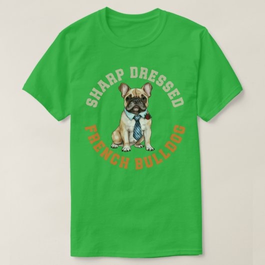 Cute French Bulldog T-shirt (Design voorkant)