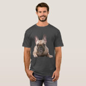 Cute French Bulldog T-shirt (Voorkant volledig)