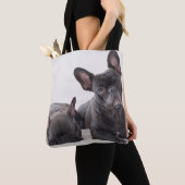 Cute French Bulldog Tote Bag (Dichtbij)