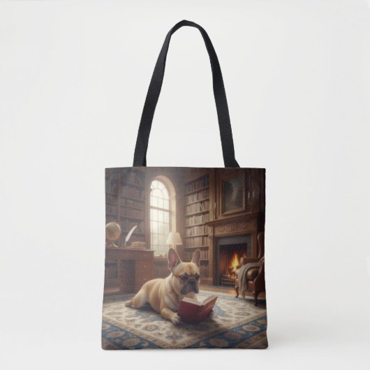 Cute French Bulldog Tote Bag (Voorkant)