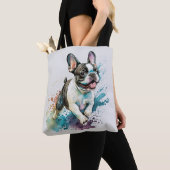 Cute French Bulldog Tote Bag (Dichtbij)