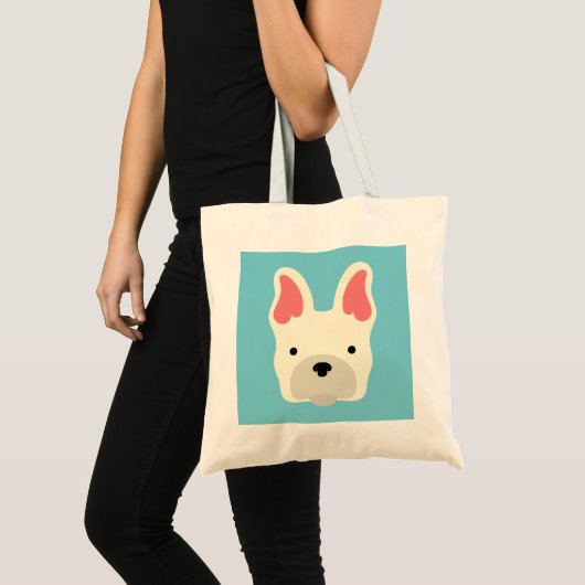Cute French Bulldog. Tote Bag (Voorkant (product))