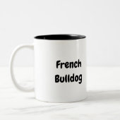 Cute French Bulldog Tweekleurige Koffiemok (Links)