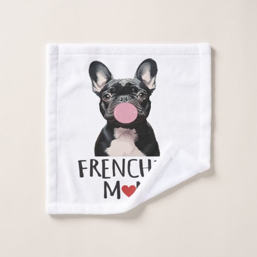 Cute French bulldog Washandje (Wasdoekje)