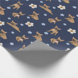 Cute French Bulldog Wrapping Paper Cadeaupapier