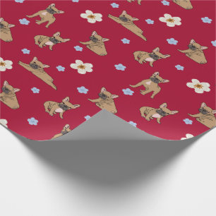 Cute French Bulldog Wrapping Paper Cadeaupapier