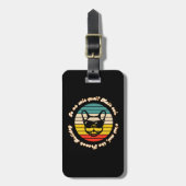 Cute French Bulldogs Design Bagagelabel (Voorkant verticaal)