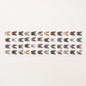 Cute French Bulldogs Wearing Glasses Yogamat (Voorkant (horizontaal))