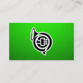 Cute French Horn Visitekaartje (Achterkant)