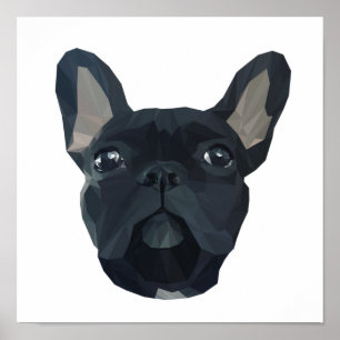 Cute frenchie bulldog poster