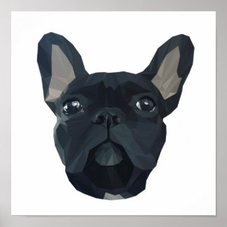 Cute frenchie bulldog poster