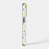 Cute Fresh Lemon Citrus Doodle Yellow Best Sister iPhone Hoesje (Rechterkant)