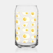 Cute Fried eggs Blikvorm Glas (Achterkant)