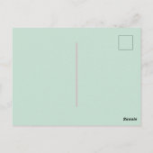 Cute Friend-Chip koekjes design Briefkaart (Achterkant)