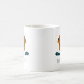 Cute Friendly Blueberry Muffin Cartoon Character Koffiemok (Center)