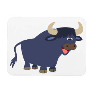 Cute Friendly Cartoon Bull Flexible Magnet Magneet